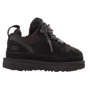 Toddlers UGG Lowmel Sneakers in Black Suede, 1152410T